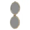 Specchi compatti Mirror pieghevole specchio retrò di borse cosmetiche per la borsa Q240509