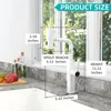 Kökskranar vattenfall dra ner kranen rostfritt stål enkelhandtag sprayer diskbänk 360 ° roterbar 3 sprayinställning