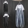 Les combinaisons pour femmes Rompers Black Denim Sucks For Women Office PlaySuit Denim Pantal