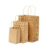 3pcs enveloppe cadeau 4pcs Sacs-cadeaux en papier doré en or