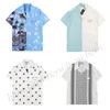 Fashion Men's Printed Beach Shirt Casual Summer Short Sleeved Shirts for Men