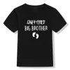 T-shirts Only Child Big Brother To Be Pregnancy Announces T-shirts Childrens Funny Short sleeved T-shirts Childrens Casual T-shirtsL2405