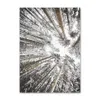 s Wall Art Canvas Winter Snow House Pine Tree Renideer Nordic Plakaty Malowanie i druki zdjęcia ścienne do wystroju salonu J240505