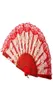 Вентилятор розового цветочного вентилятора 10 цветов испанская кружевная складная рука, привлеченная танцующая вечеринка, 50 шт. OOA704115289655