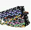 100pcs titanium 3 cordes collier tressé football de baseball de nombreuses couleurs expédié random3812312