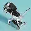 Strollers# baby stroller 0 to 3 years four wheels stroller folding carriers and strollers Can sit or lie down lightweight baby stroller T240509