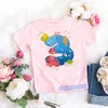 Tシャツ新しいホットカワイイ海の動物服イカイカtシャツ2 3 5 6thハッピーバースデーギフトTシャツユニセックスTシャツ少年ティートップT240509