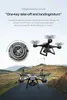 Drones enkele lens drone 4k high-definition luchtfotografie nova wifi opvouwbare hoog-altitude 4K vaste camera gps vier helikopters d240509