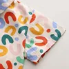 Kleidungssets Sommer Full Alphabet Muster Jungen Kurzarm Set dünne koreanische Version von Kinder Baumwollkomfort T-Shirt Baby