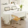 Tischtuchcreme weiße Tischdecke leichte Luxus luxuriöses High-End-Gefühl Waschfree