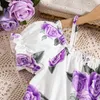 Mädchenkleider süße Blumenkinder losen lässige Kurzarm Schnüre -Schlupfkleid Kinder elegante Mädchen täglich Kleidung Frühling Sommer