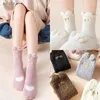 Women Socks Lovely For Kawaii Thicken Cashmere Middle Tube Sweet Girls Soft Warm Outwear Floor Wear