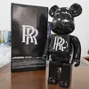 Новая акция RR Pure Black Bear Bear Bear Большой размер 400% -1000% модная руна для кукол