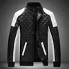 Mens Leather Faux Mens Jackets Casual hoogwaardige klassieke motorfietsjack -jas Men plus dikke jassen lente/ herfst chaqueta Hombremen