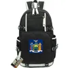 State of New York Backpack Empire Flag Daypack Banner Banner Borse School Borse Print RucksAck Schoolbag Computer Day Pack