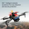 Drones Yeni D6 Mini Drone 4K Profesyonel 8K HD Kamera Engel Kaçınma Havacılık Fotoğraf Fırçası Katlanır Dört Helikopter Hediye Oyuncakları D240509