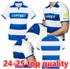 2024 25 Queens Park Rangers Mens Soccer Jerseys Willock Amos Roberts Dykes Johansen Home Shirts Football Shirts Short Manneve Uniforms 2024 2025 Hem Away Qpr