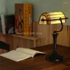Lâmpadas de mesa Lâmpada Banco retro E27 LED Colorido decoração de casa interior da sala de jantar Leitura de cabeceira do quarto