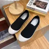 Casual Shoes 2024 Fashion Spring Summer Koreanische Version atmungsaktives Single-Schlupf-Slip-on-Frauen-Bequeme Wohnung