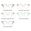 Zirosat 8611 Cat Eye Optical Alloy Gelglas Frame For Women Glasses RECABLE SPECTACLES FULL RIM 240423