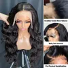 Parrucche di pizzo onda del corpo 13x4 capelli anteriori trasparenti umani brasiliani pre -pizzichi senza cucitura naturale360 parrucca frontale per donne nere capelli per bambini
