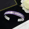 Hot Sell Designer Armband Kvinnor Bangle High-End 18k Gold Plated Silver Titanium Steel Women Lovers Brand Letter Bangle Birthday Party Jewelry