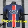 24 25 Maillot Mbappe Soccer Jerseys Kids Kit 24/25 Player Versie Training Pre Match 2024 Maglia Paris Home Away voetbalshirt Hakimi Fabian Vitinha O Dembele 999