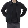 Erkekler artı boyutu dış giyim palto tasarımcısı ceketler moda marka bahar ve sonbahar ince denim ceket erkekler siyah moda yakışıklı gevşek iş ceketi erkekler