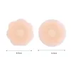 Tampa do mamilo de silicone de mama reutilizável para aprimoramento feminino PETAL PETAL INVISÍVEL BRA ATENHO ATENSIVO BOOB TAPA Q240509