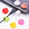 100pcspack Attractive Cable Clip Desk Tidy Wire Drop Lead USB Charger Cord Holder Organizer Holder Line Accessories DBC BH33192974926