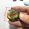 Hänghalsband högkvalitativ kristallstjärna av David Natural Moonstone Labradorite Hexagram Gemstone Magen Healing