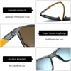Occhiali da sole 2023 Ultra Light TR90 per uomini Glassini polarizzati Donne Square Driving Goggle Shine Film Gafas de Sol Q240509