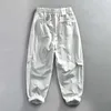 Men's Pants 2024 Spring New Retro Product 100% Pure Cotton Mens Casual Large Pocket Mens Street Clothing Mens ATZ645L2405