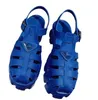 Sandales des femmes romaines Nouvelles chariots de chignon respirants d'été aux femmes augmentant les sandales de boucle creuse épaisse en gros