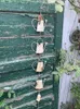 Figurine decorative in metallo vintage rustico mini lattine di annaffiatura a sospensione giardino cortile appeso decorazioni a vento