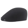 Berets Men Stripe Corduroy Sboy Beret Flat Hat Ivy Cap Golf Driving Cycling Hats