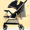 Passeggini# baby passeggino passeggino a due vie passeggino da viaggio con un taglio portatile carrello per neonati pieghevole pieghevole passeggino ad alta vista trasporto per bambini t240509