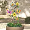 Bayn 30 inch Garden Stake Butterfly Metal Wall Trellis voor klimplanten Outdoor Spring Decor Art Housewarming cadeau