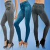 Women's Jeans Cool womens jeans high waisted skin friendly jeans high waisted printed pencil pantsL2405