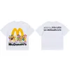 無料の配送無料cpfm共同名TシャツCACTUSプラントフリーマーケットCPFMマクドナルドの共同ブランド快適で通気性のある短い黒