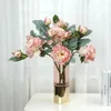 Fiori decorativi fiore finto decorazione leggera decorazione non tradizionale di simulazione peonia ornamentale per matrimoni da giardino