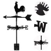 Decorazioni da giardino Metel Weather Vane Gallo vento tetto tetto per la fattoria di agricoltura decorazione