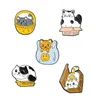 Dit is perfecte emailpennen Fat Cat Box Basket Bag Booch Rapel Badge Funny Animal Quote Sieraden Gift voor kinderen Vrienden Idiot Box