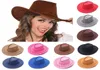 Fashion Vintage Cappone da cowboy Western Stile Suede in pelle scamosciata Cappello jazz con cappelli Fedora Accessorio per uomini Accessorio per uomini 8408998