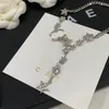 Boutique 925 Silver Plated Necklace Brand Designer High Quality Diamond Jewelry Star Shaped Pendant Necklace Charming Women High Quality Necklace Box