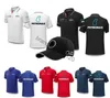 HQ Motorcykelkläder Nya F1 Polo Shirt Team Kort ärm T-shirt Samma ge bort hatt vit eller svart 36gp