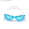 Diving Goggles Swimming goggles womens adjustable UV waterproof and anti fog glasses swimming pool diving Gafas Q240410