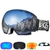 Ski Ggggles Snapon Double couche Lens PC Ski Antifog UV400 Snowboard Men Femmes Eyewear Case Drop Livrot Sports Outdoors Snow Prote Dhtqo