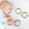 TETHers Toys 3 pezzi di anelli dentali in silicone bambino Accessori per bambini neonati senza bisfenolo un denti da topo da cartone animato a forma di dinosauro D240509