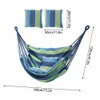 2Pcs Sleeping Hammock Swing Thicken Chair Hanging Swing Chair Portable Relaxation Canvas Swing Travel Camping Lazy Chair Tent 240510